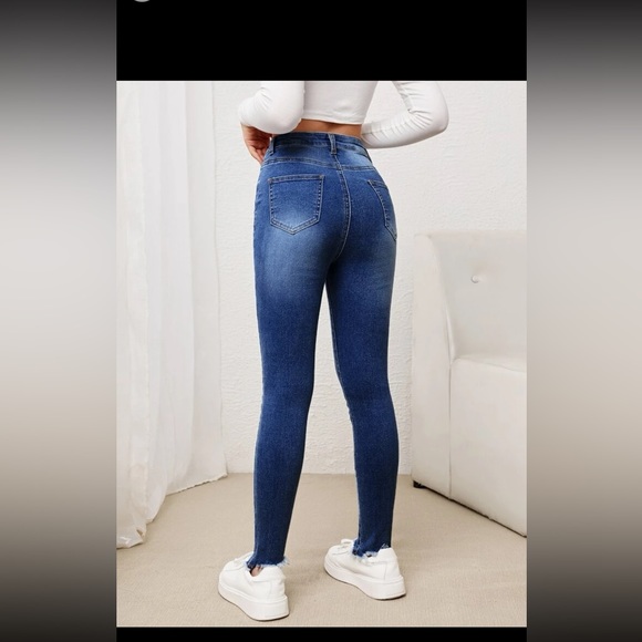 SHEIN girls skinny jeans size 12 NEW - Picture 2 of 3